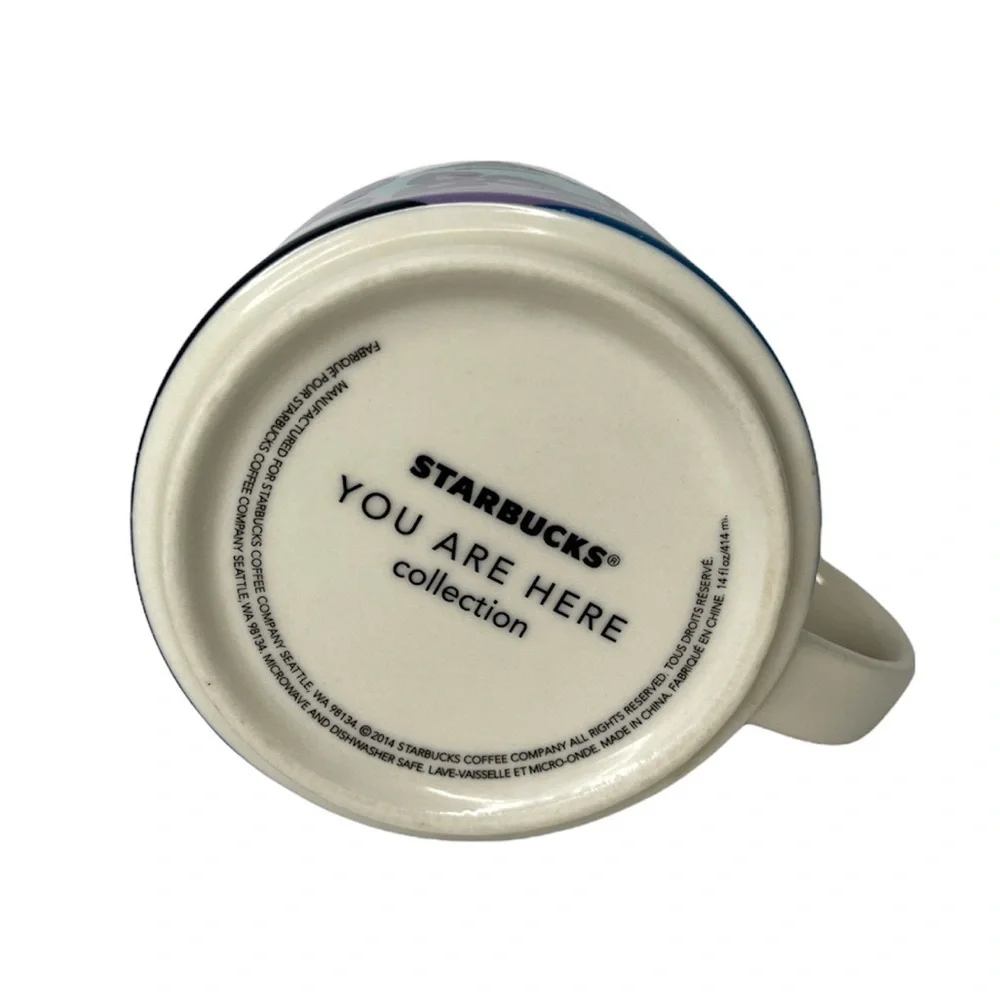 STARBUCKS Memphis 2014 Mug Collectible Coffee You Are Here Ceramic 14‎ oz